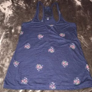 American Eagle Sz XS Tank Top, lace detail on back